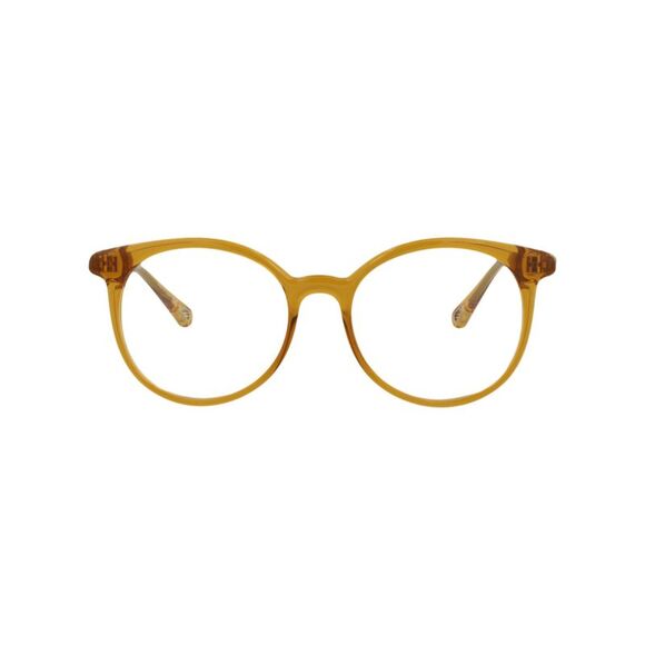 Chloé Round-Frame Bio Injection Optical Frames Yellow Womens - Picture 1 of 6